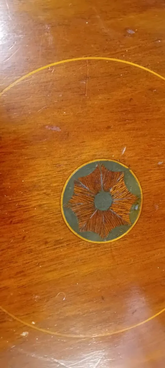 Edwardian Era Inlaid Wine Table - Image 2