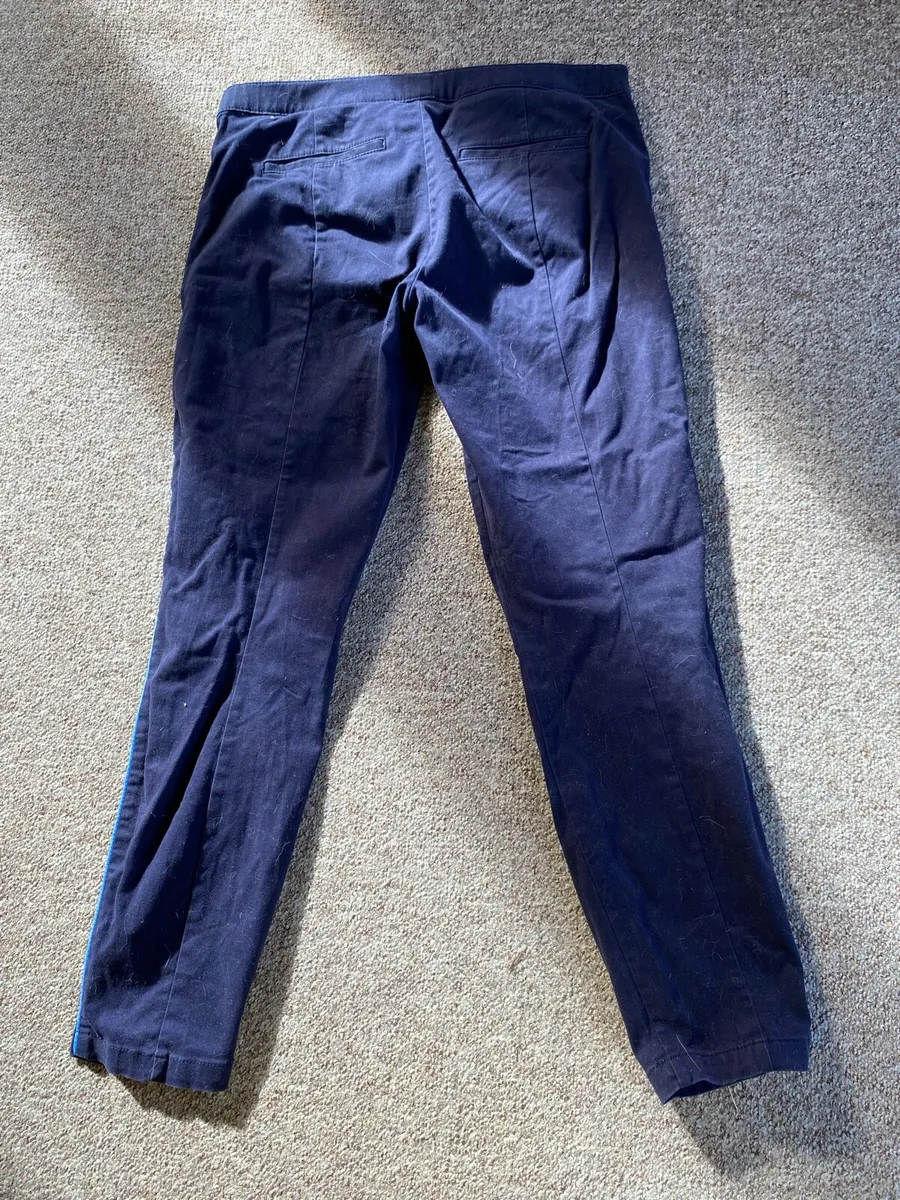 KHAKIS by GAP. Super skinny fitted navy trousers - Image 1