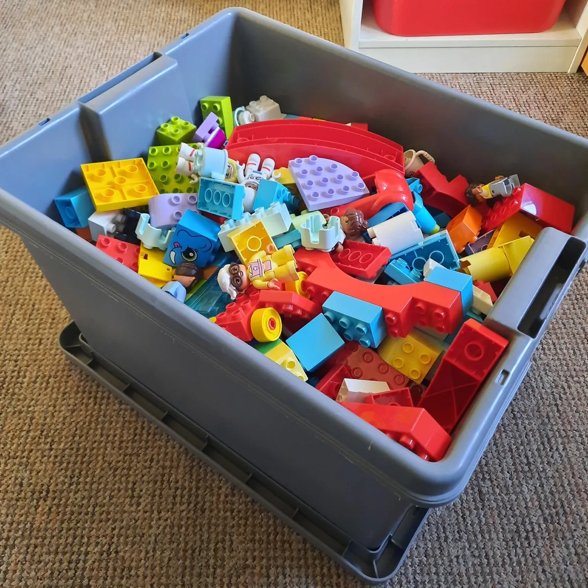 Box of mixed lego duplo - Image 1