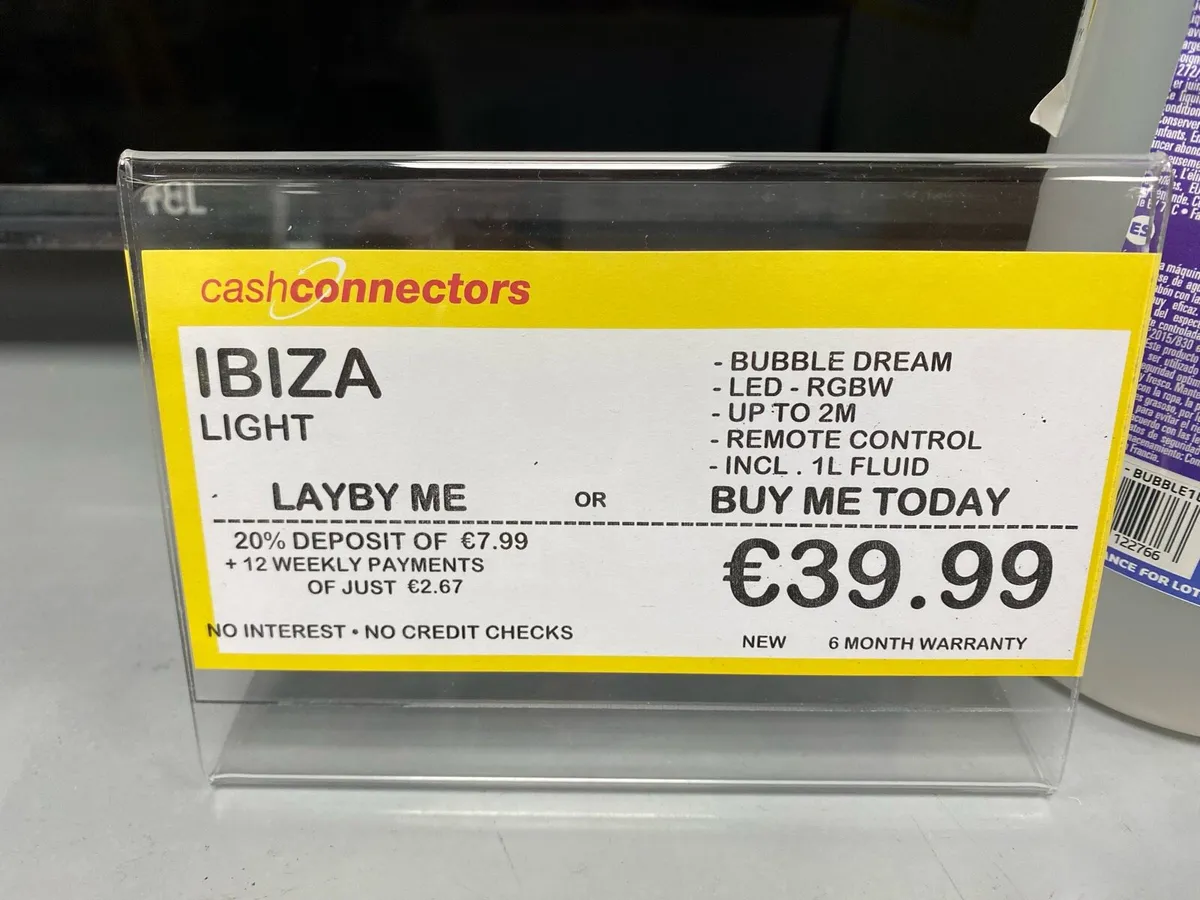Ibiza Bubble Dream Bubble Machine NEW - Image 2