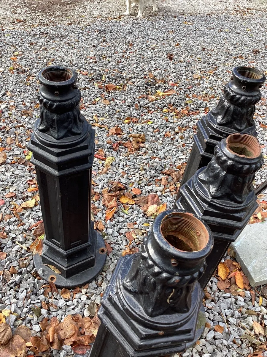 Cast iron lights x6 - Image 3