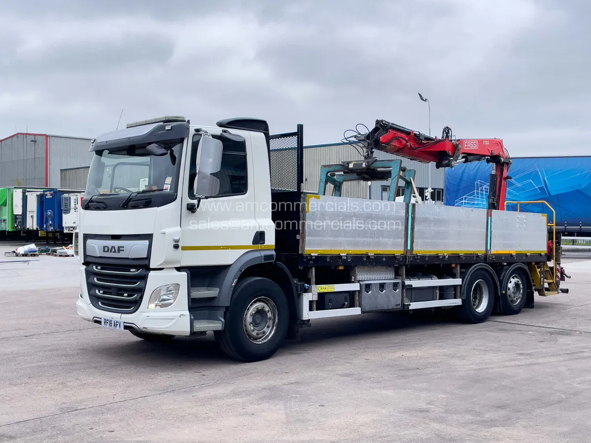 2018 (18) DAF CF 370 BRICK CARRIER DROPSIDE - Image 3