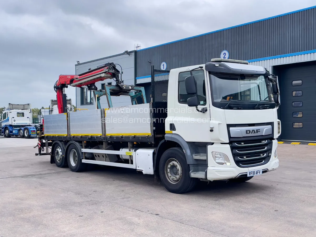2018 (18) DAF CF 370 BRICK CARRIER DROPSIDE - Image 1