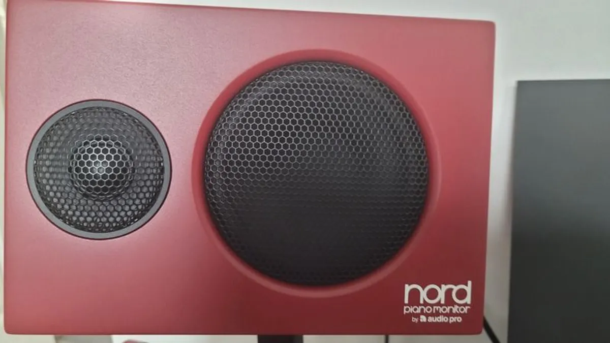 Nord Piano Monitors V2 with Brackets - Image 4