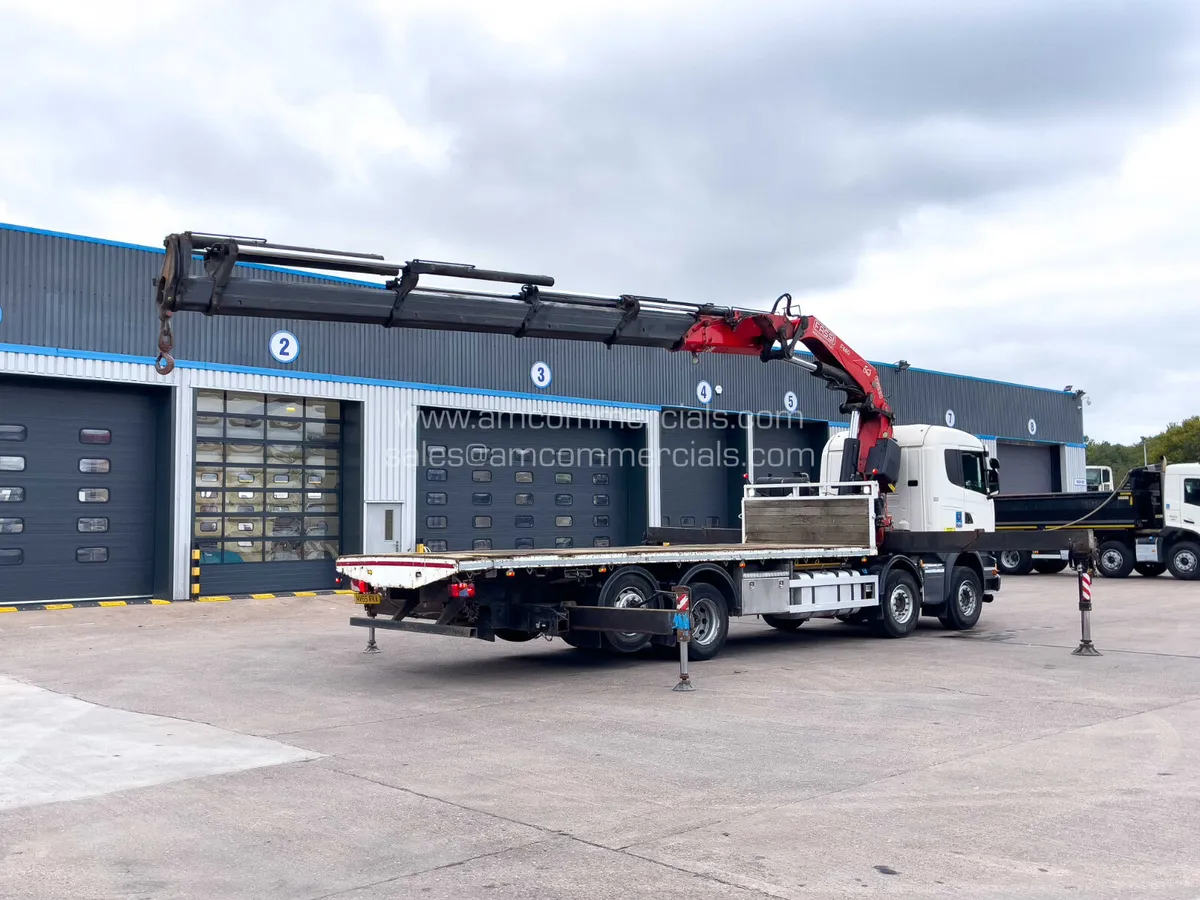 2015 (65) SCANIA R450 CRANE MOUNTED FLAT BED - Image 4