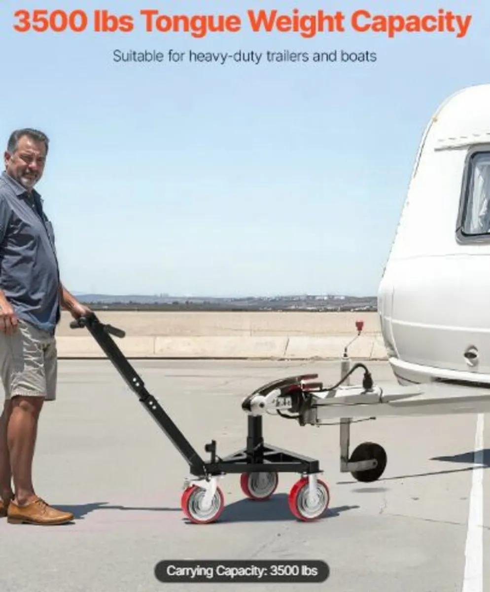 Trailer Dolly,3500lbs Tongue Weight Capacity,18in - Image 2