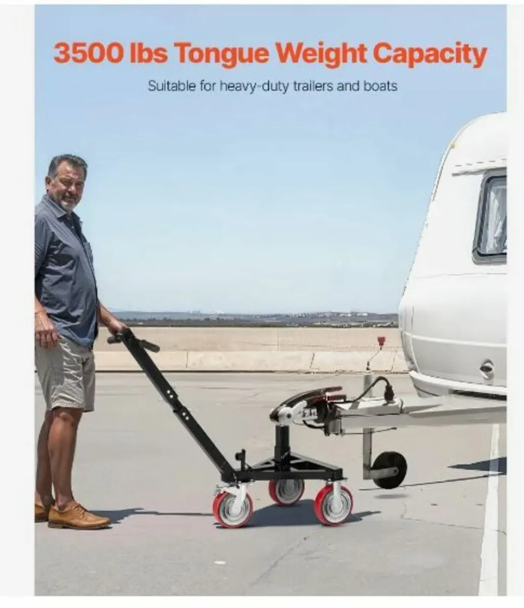 Trailer Dolly, 3500lbs Tongue Weight Capacity - Image 3