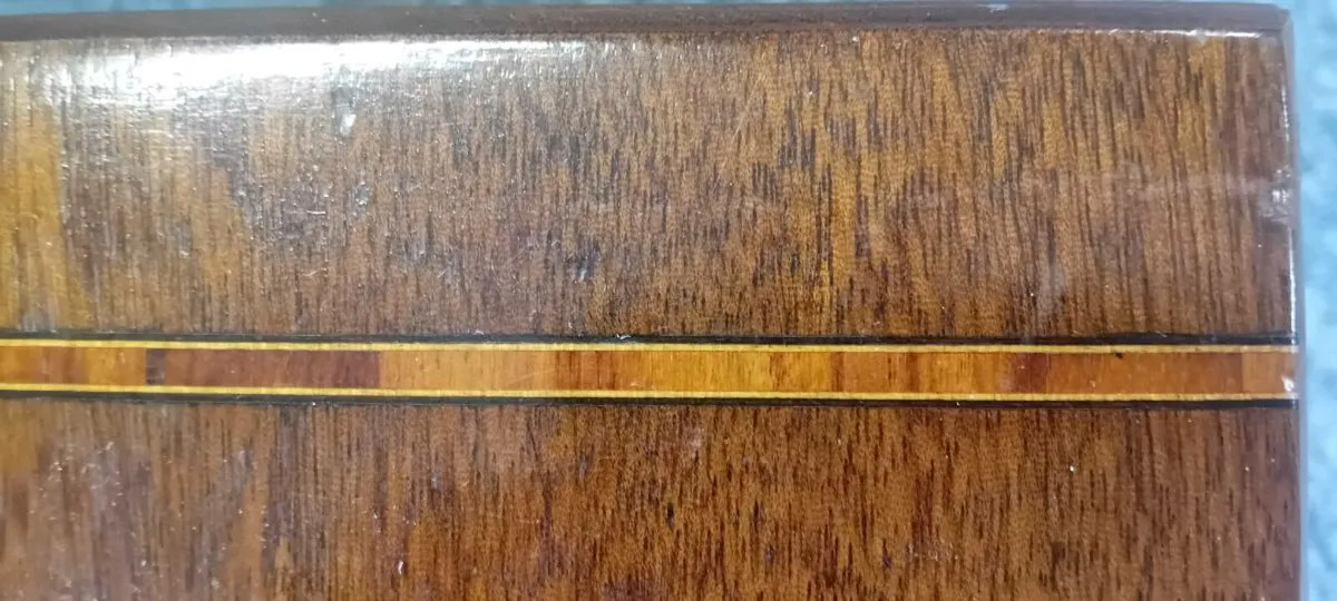 Edwardian Inlaid Mahogany Window Table - Image 3