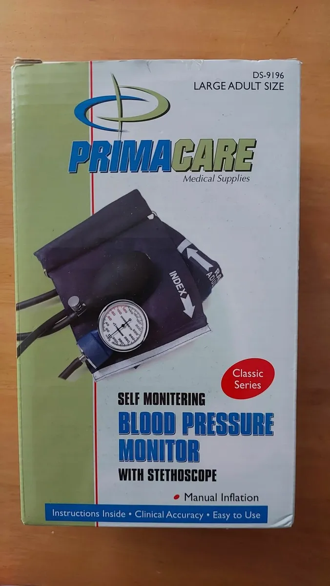 Manual Blood pressure monitor with stetoscope