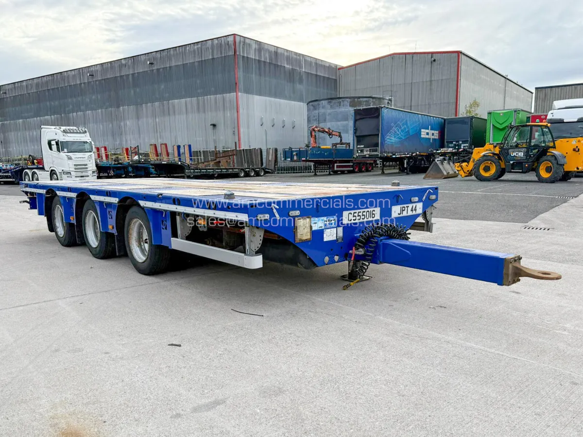 2021 NUGENT 3 AXLE DRAWBAR EXTENDABLE FLATBED - Image 1