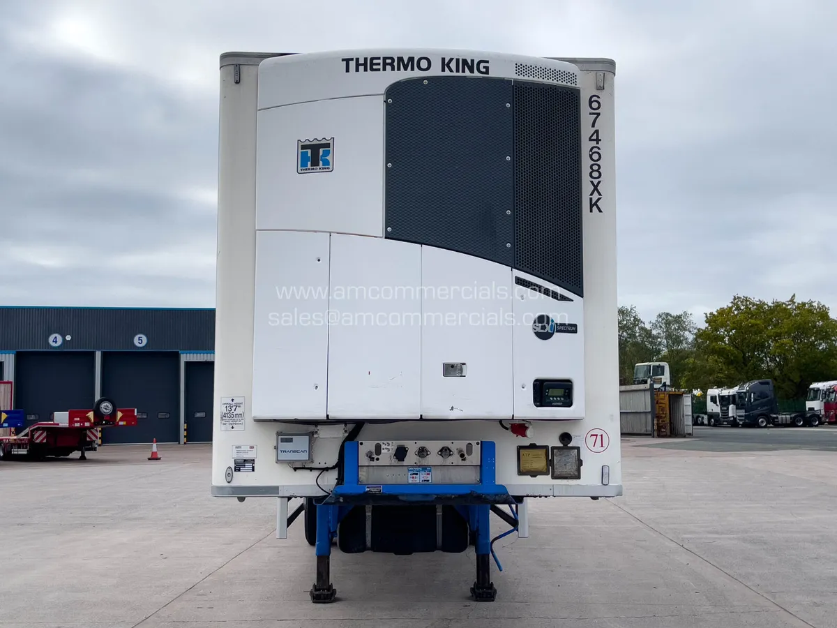 2017 CHEREAU TWIN EVAP TRI AXLE FRIDGE TRAILER - Image 2