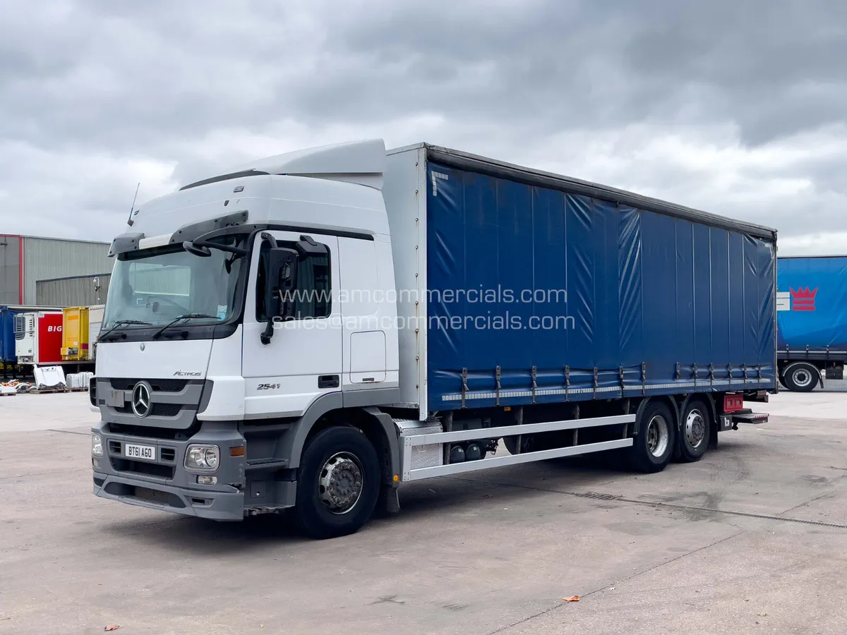 2012 (61) MERCEDES-BENZ ACTROS 2541 CURTAIN SIDE - Image 3