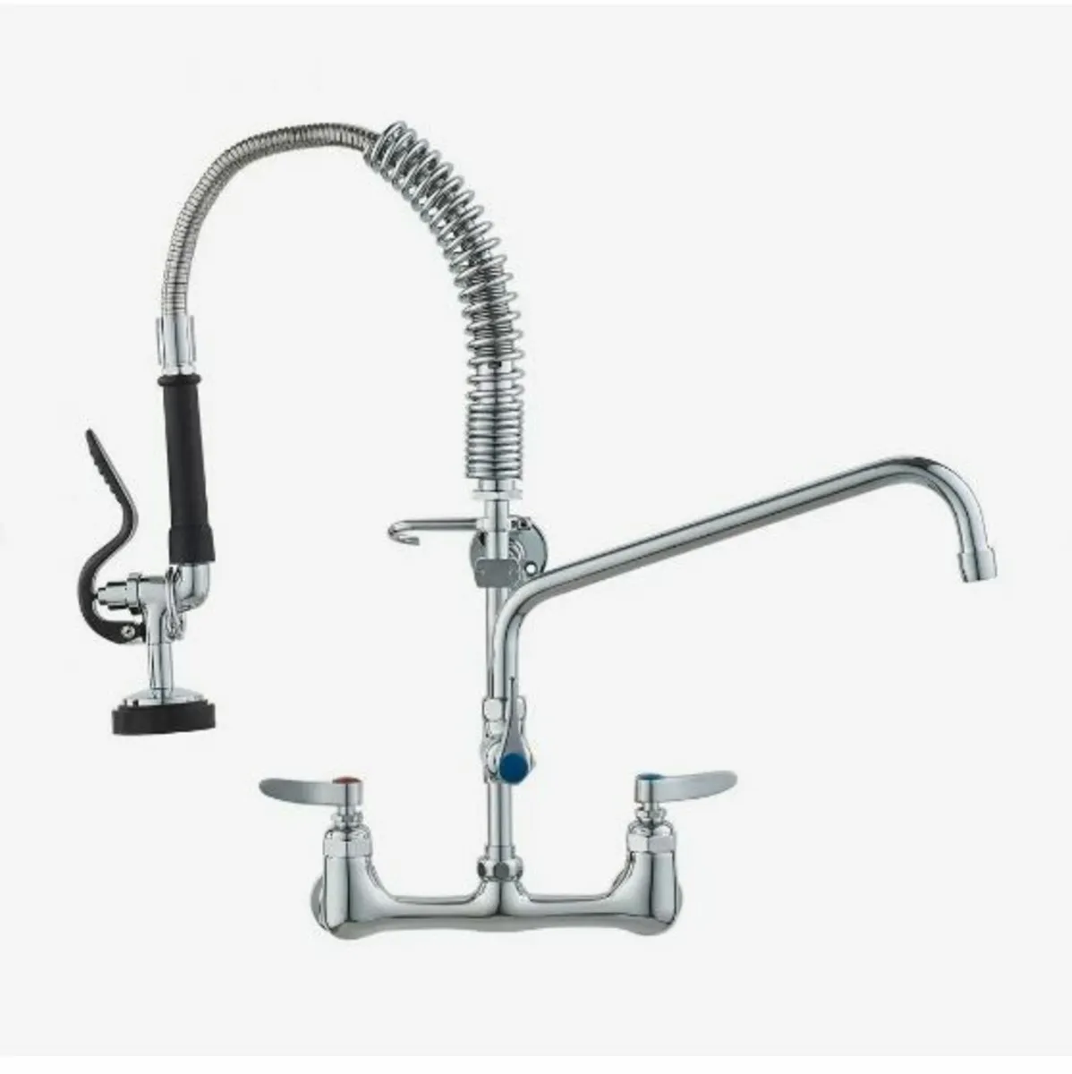Commercial Faucet with Pre-Rinse Sprayer - Image 1