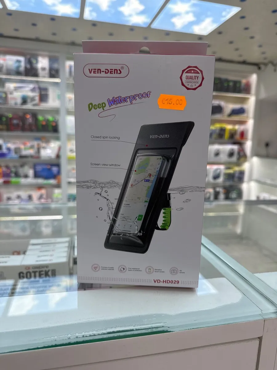 Waterproof phone holder for bike
