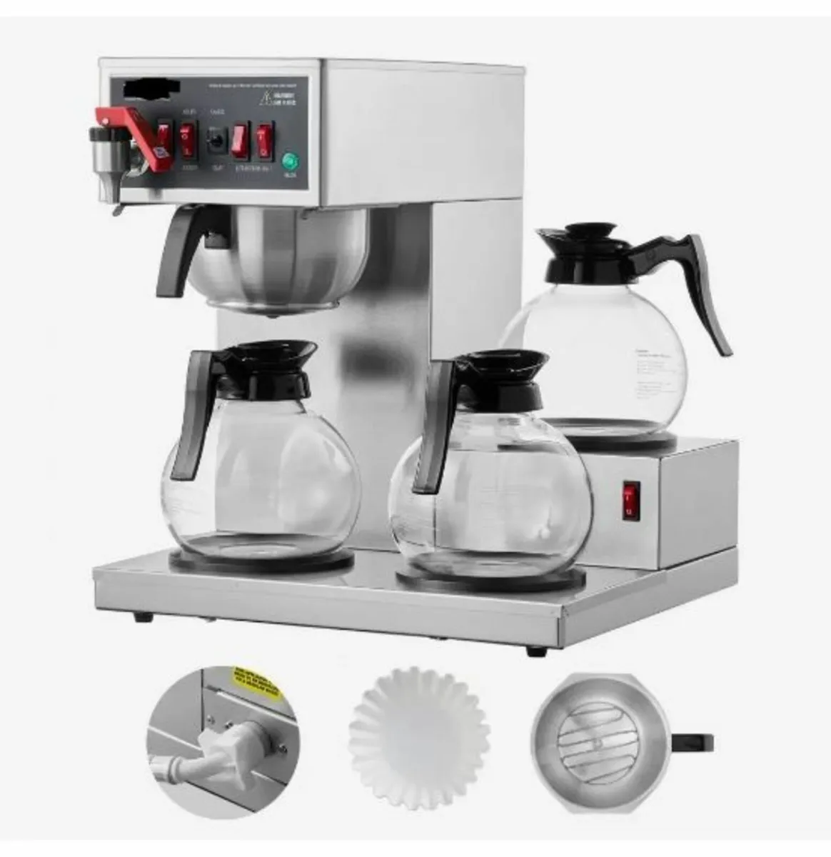 12 Cups Commercial Drip Coffee Maker - Image 3