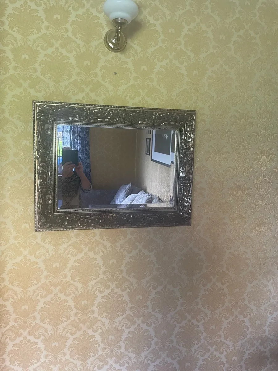 2 gilt framed mirrors - Image 1