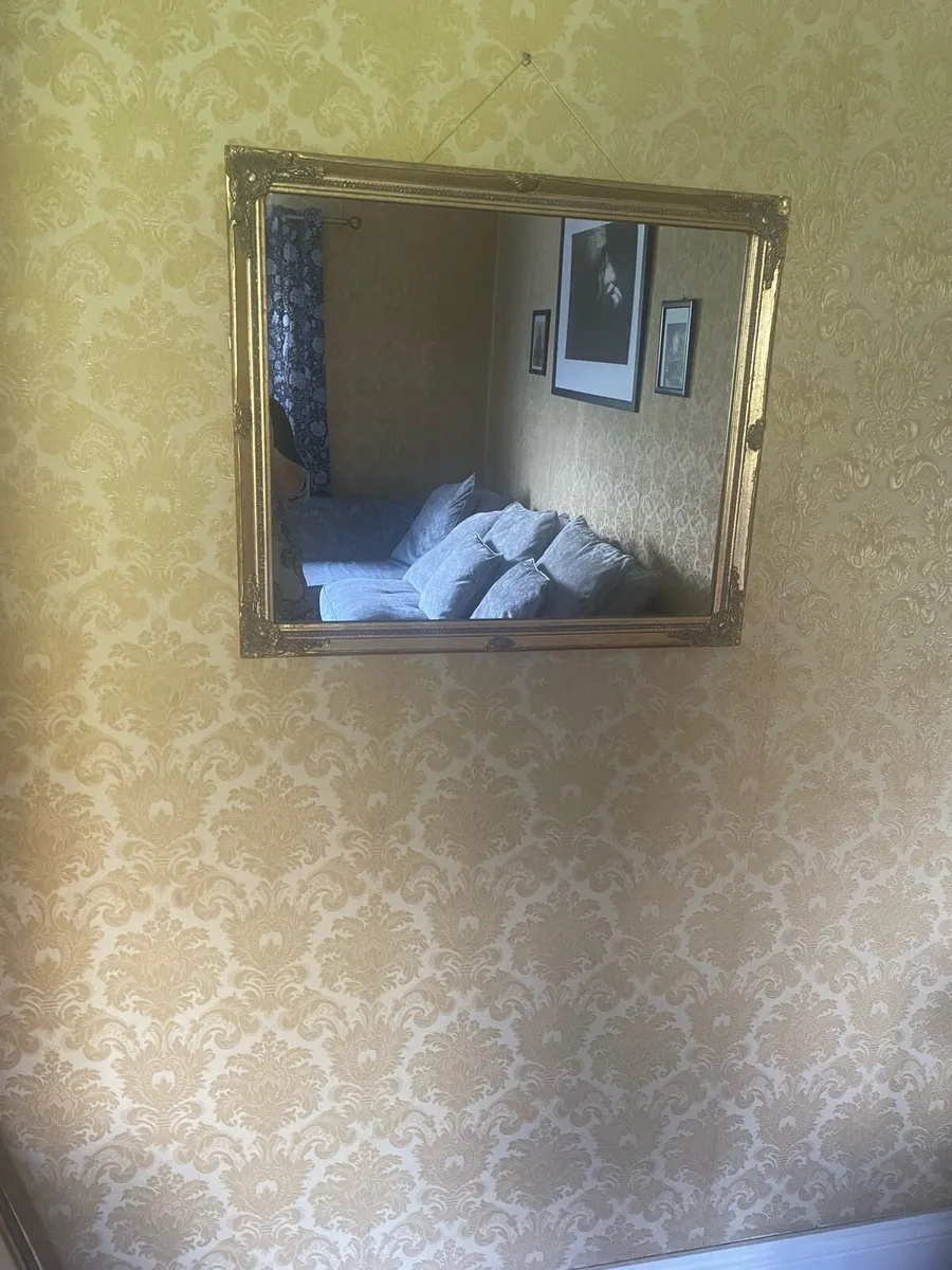 2 gilt framed mirrors - Image 3