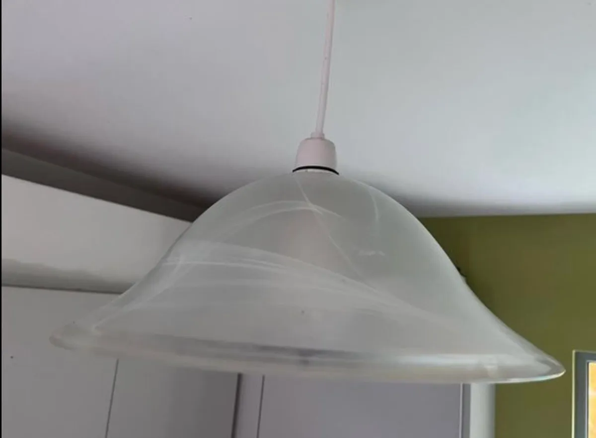 13” Murano Glass Lampshade - Image 1