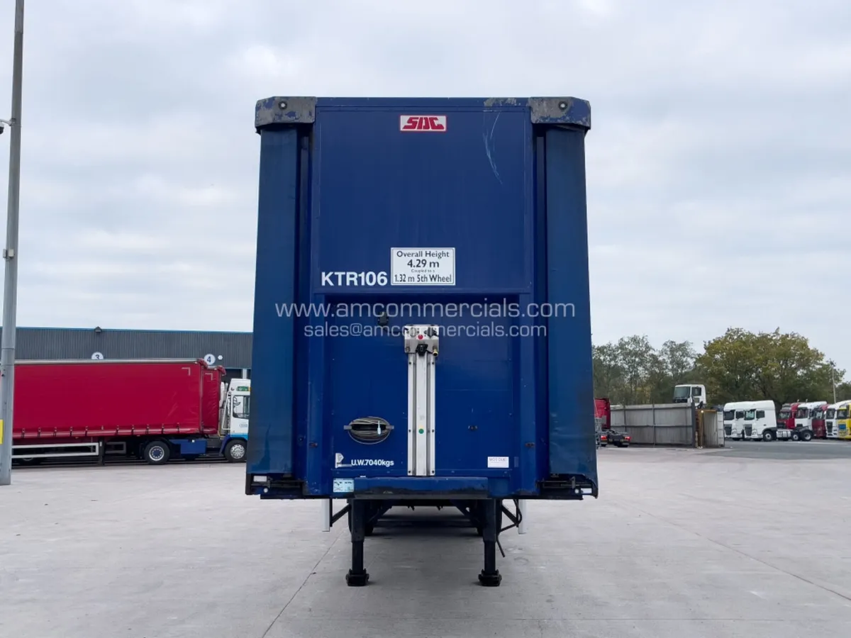 2014 SDC 4290MM TRI AXLE CURTAINSIDE TRAILER - Image 3