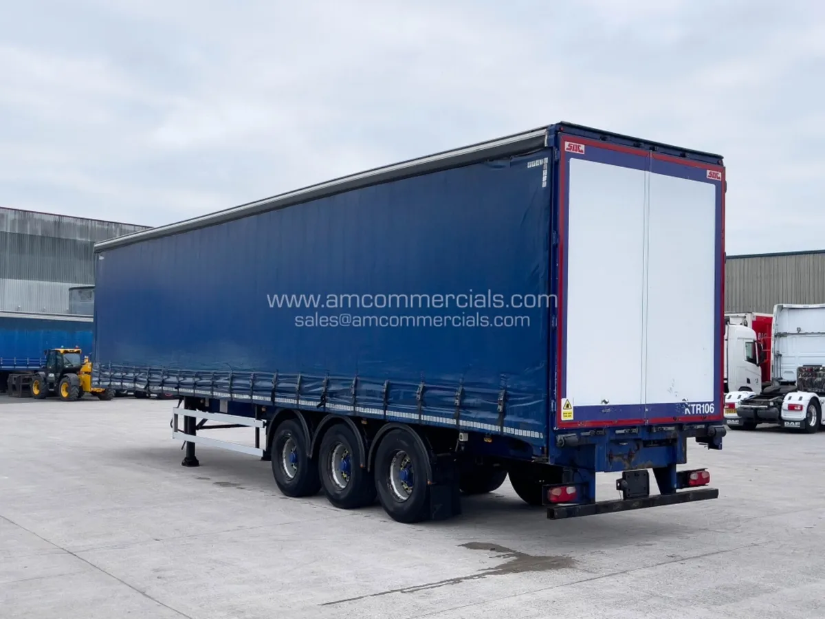 2014 SDC 4290MM TRI AXLE CURTAINSIDE TRAILER - Image 4