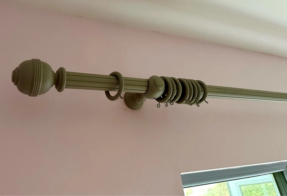Grey Curtain Pole - Image 2