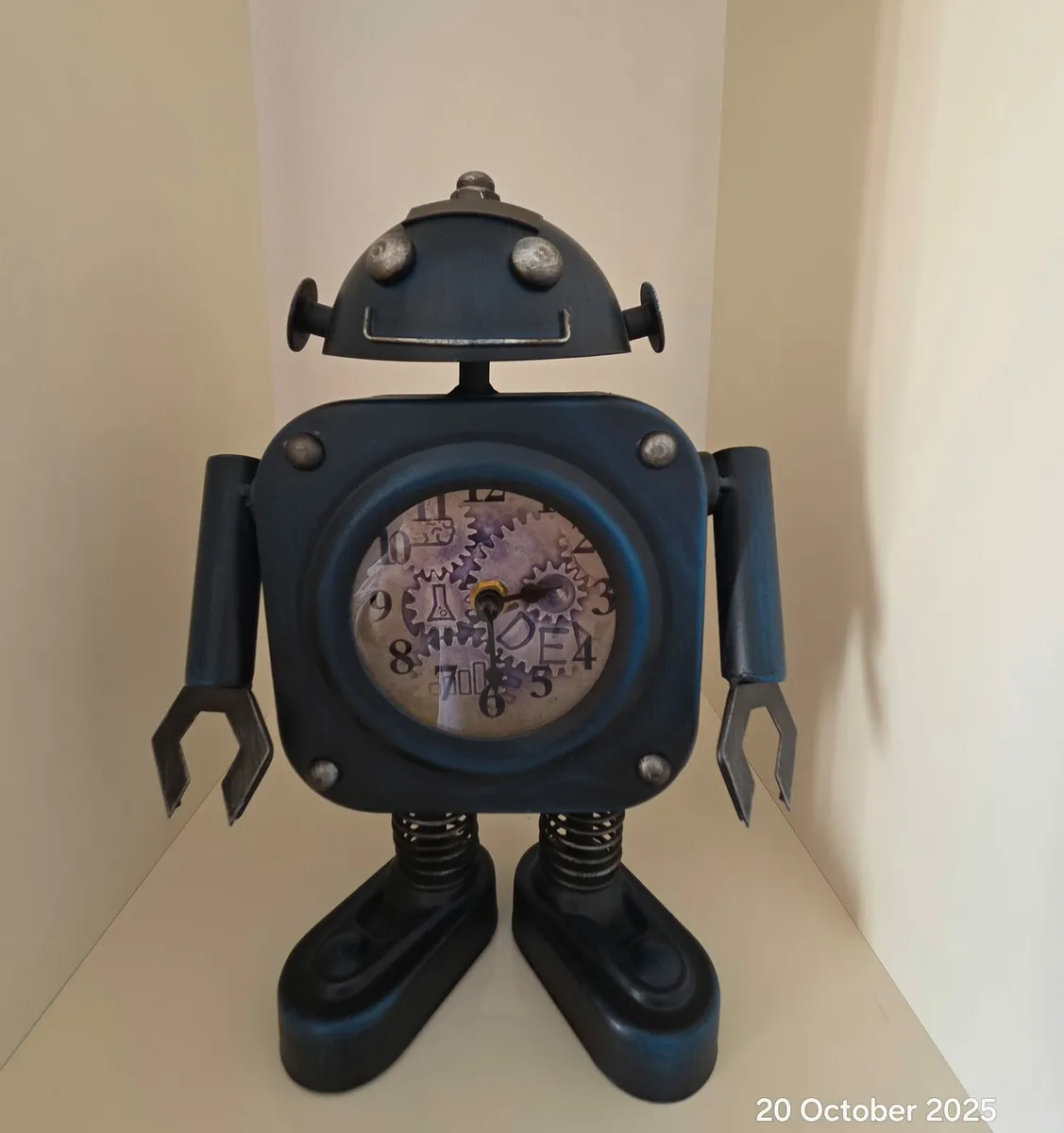 Robot clock industrial style/Retro - Image 2