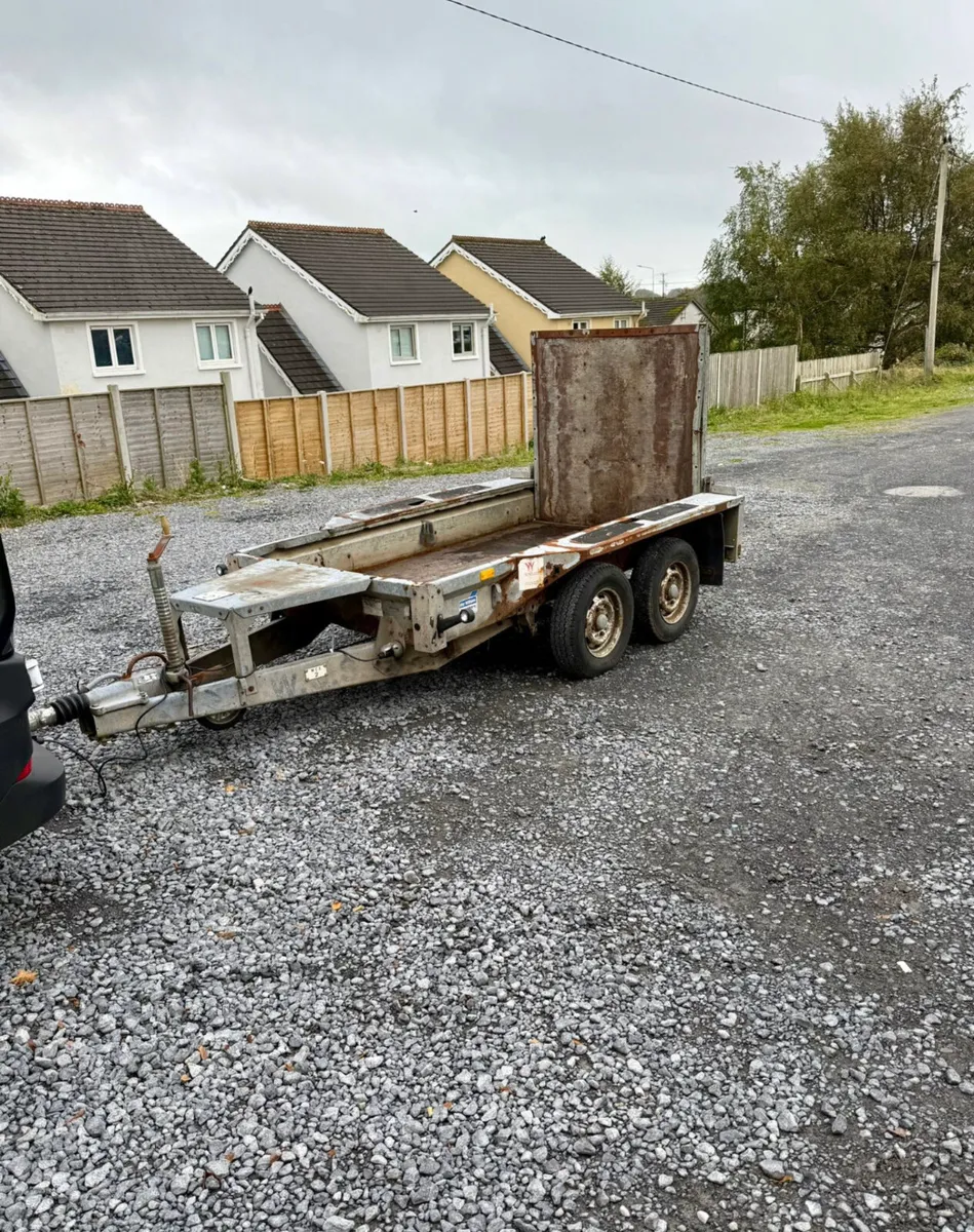 8x4 Ivor Williams plant trailer - Image 1