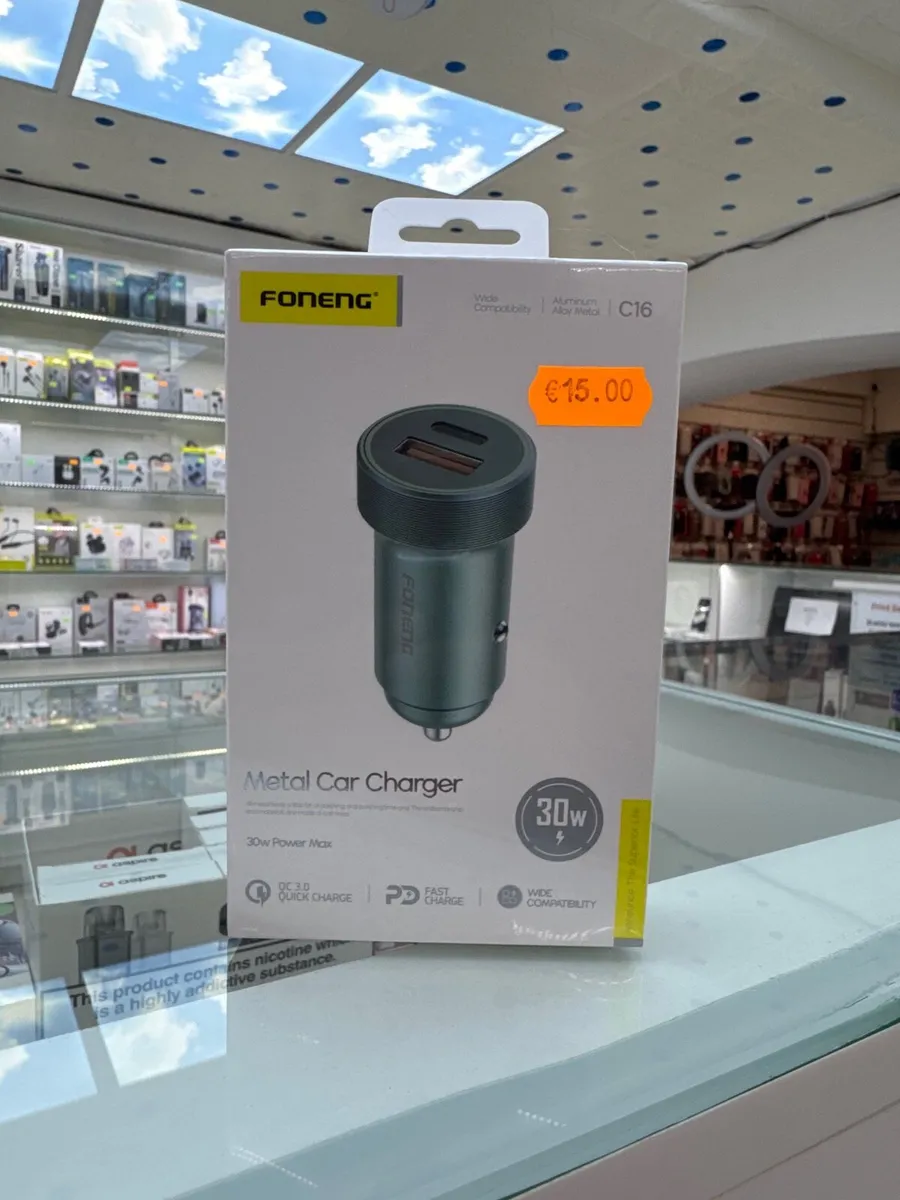 USB + Type C car charger