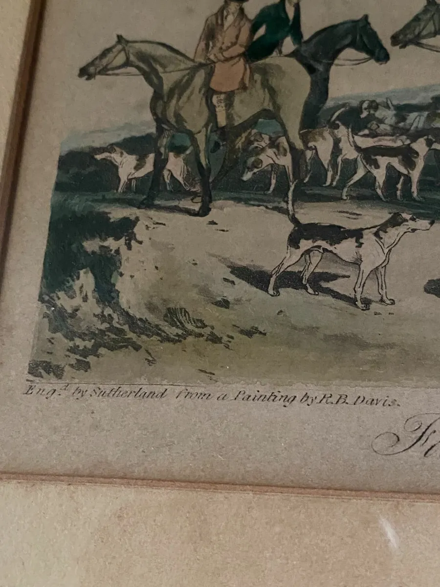 Richard Barrett Davis (1782 - 1854) set of prints - Image 3