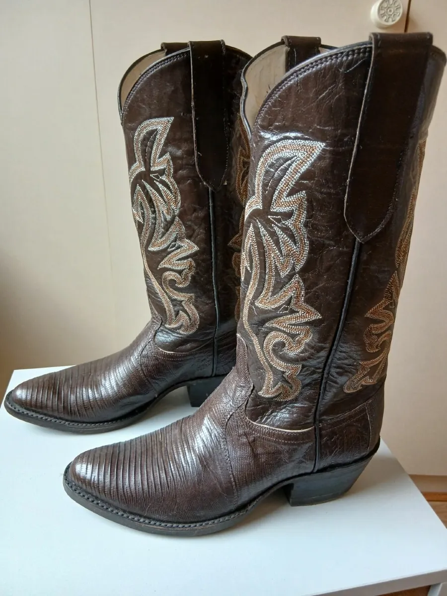 American Cowboy Boots, brown - Image 2
