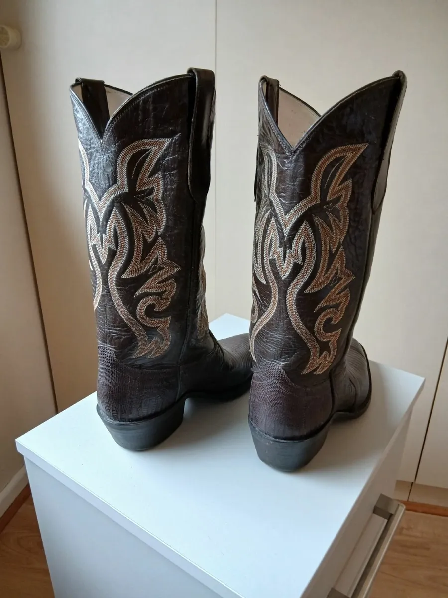 American Cowboy Boots, brown - Image 3
