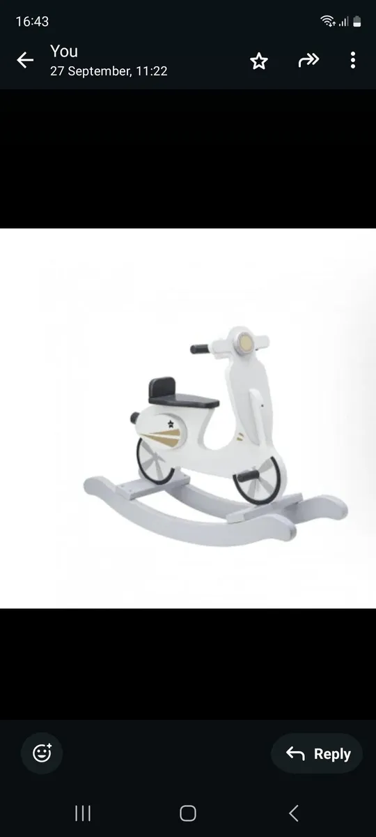 Kids rocking bike - Image 1