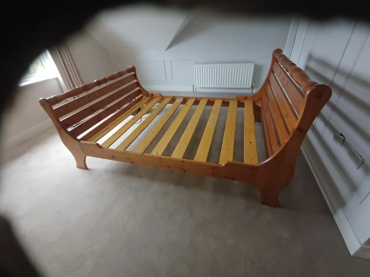 King size bed frame - Image 1