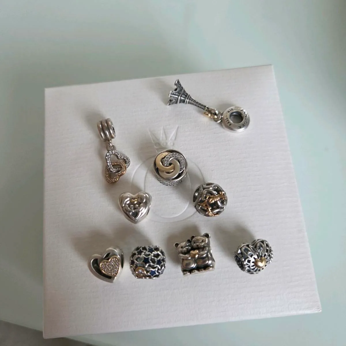Pandora charms with real gold  25e each charm - Image 2