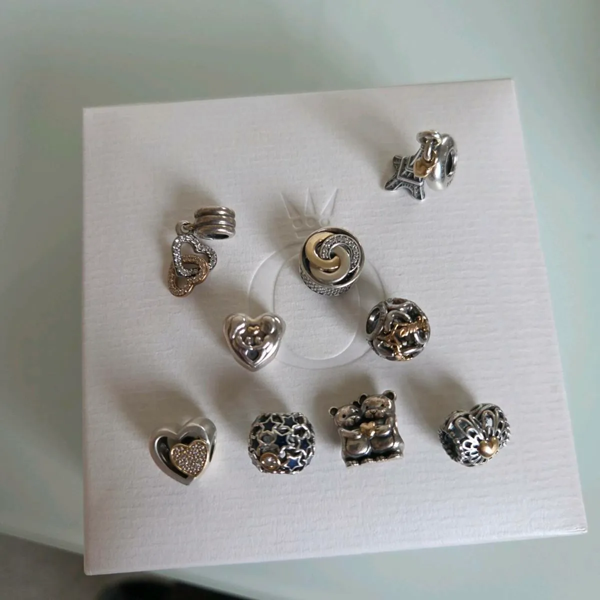 Pandora charms with real gold  25e each charm - Image 4