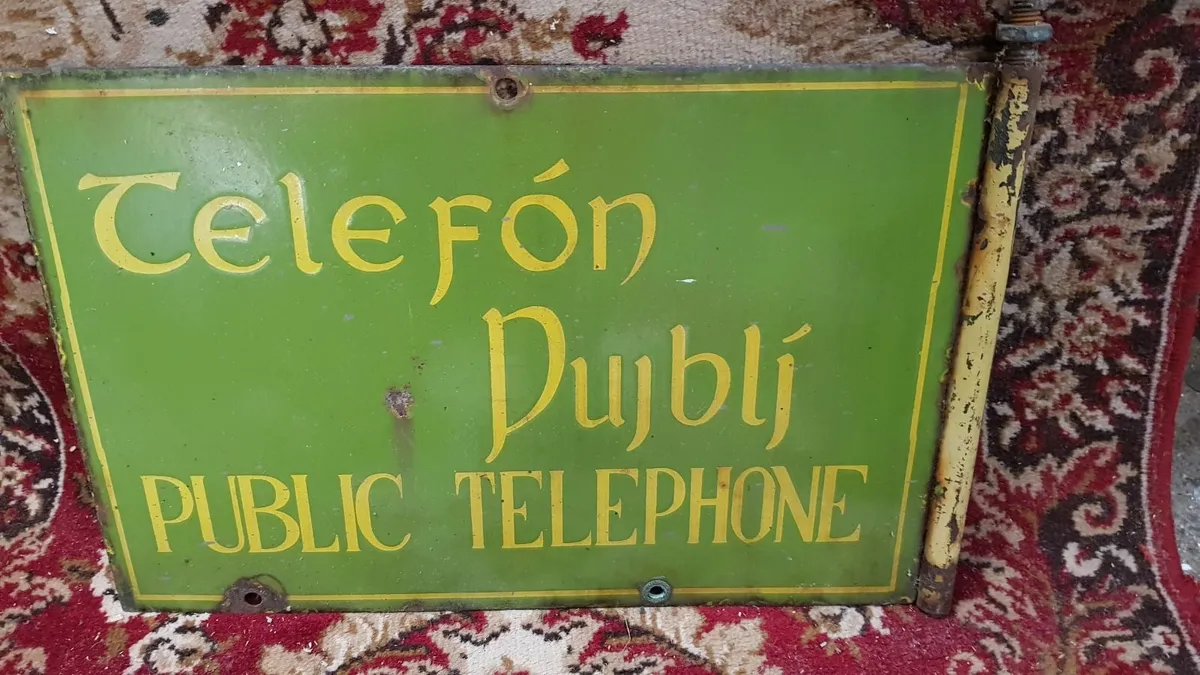 Old Telephone Box  Sign - Image 2