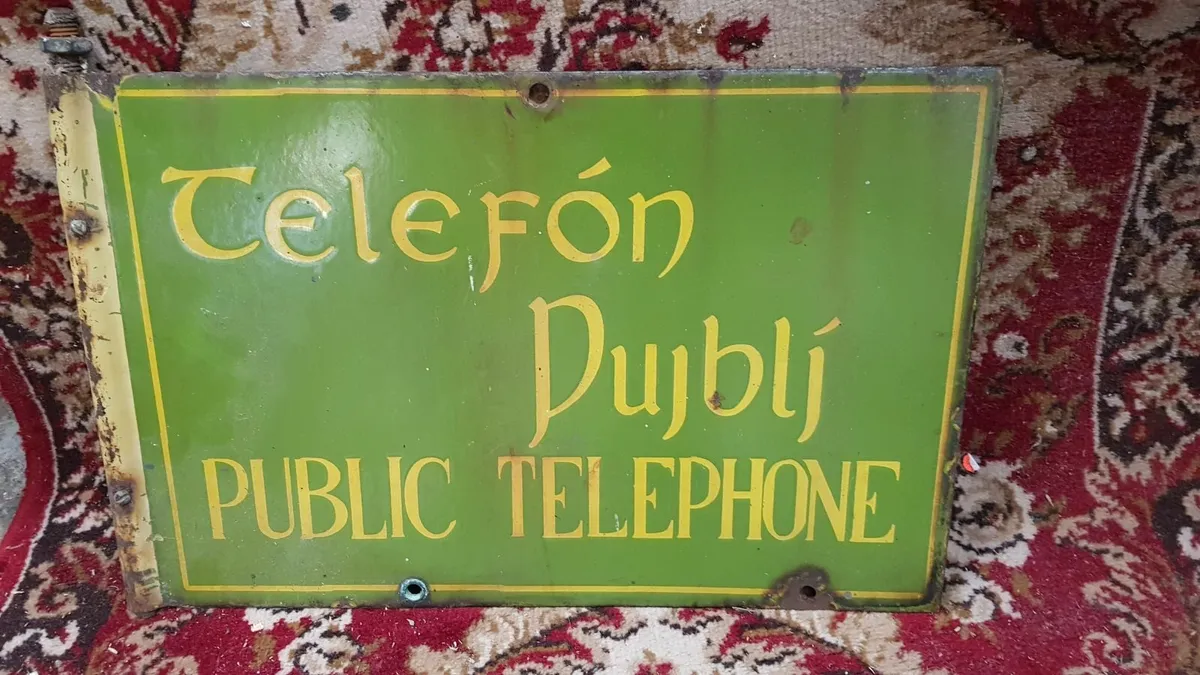 Old Telephone Box  Sign - Image 3