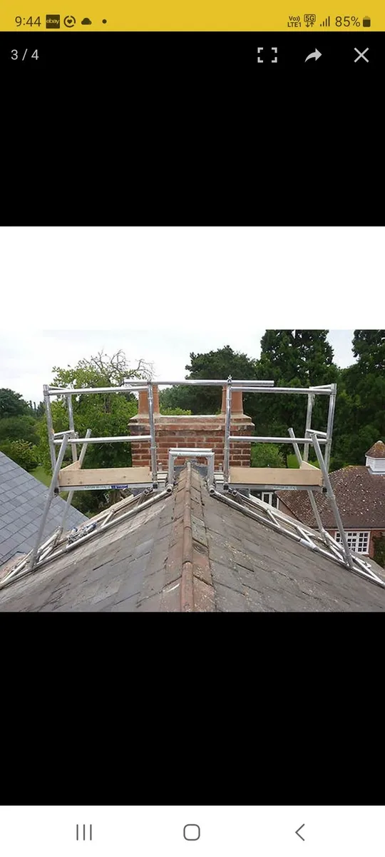 Klikstak chimney scaffold
