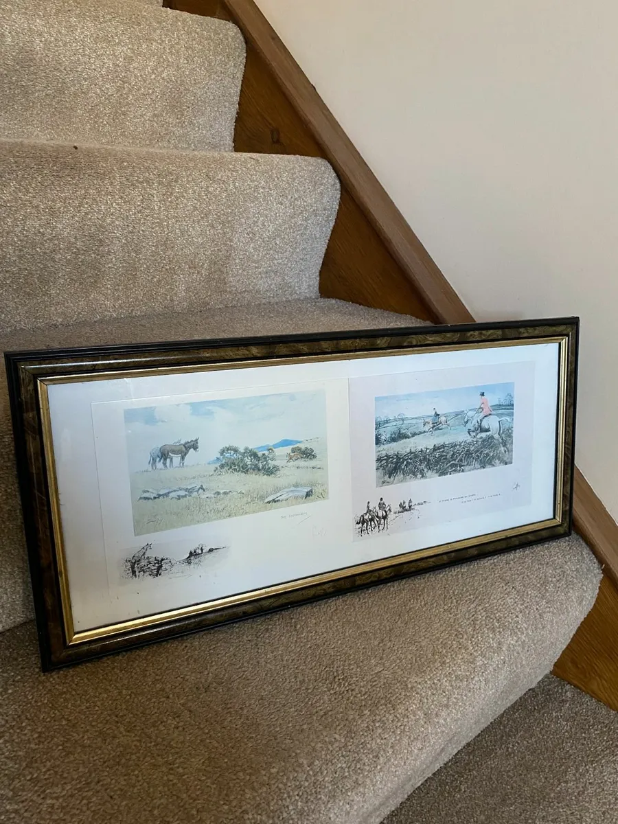 Snaffles reprints framed - Image 1