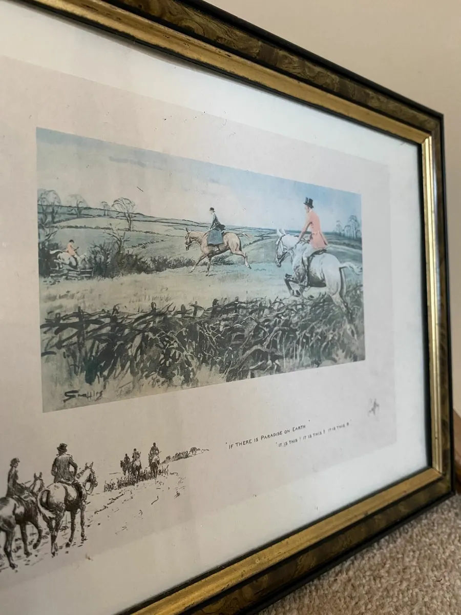 Snaffles reprints framed - Image 3