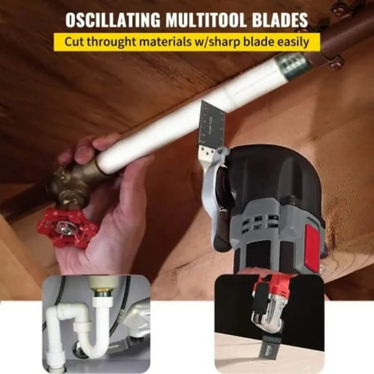100PCS Oscillating Saw Blades, Quick Release Multi - Image 2