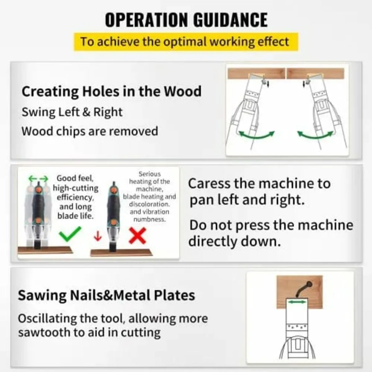 100PCS Oscillating Saw Blades, Quick Release Multi - Image 4