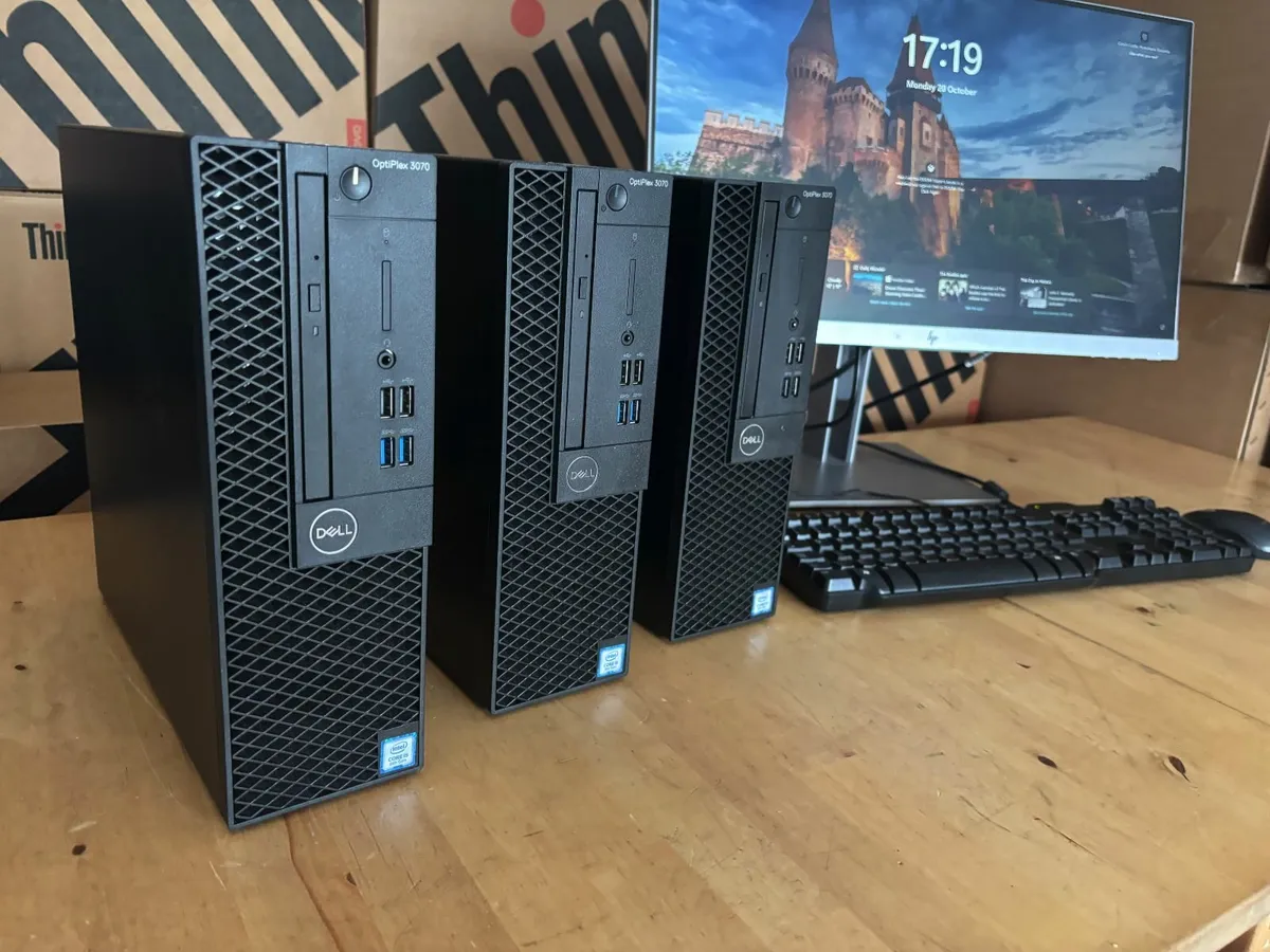 Dell Optiplex 3070 Hexa Core i5 PC's-16Gb-Win 11 P - Image 1