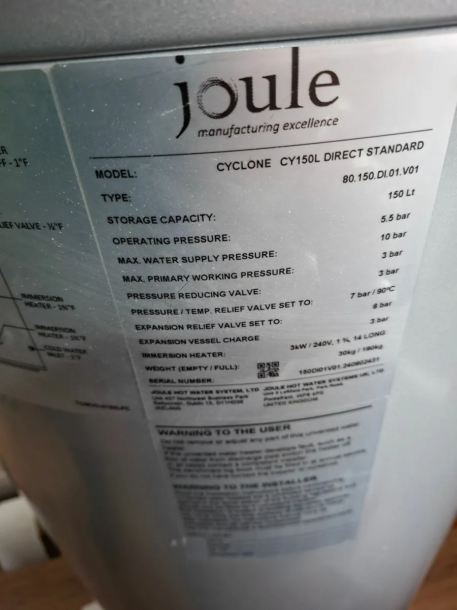 Hot water cylinder - Image 2