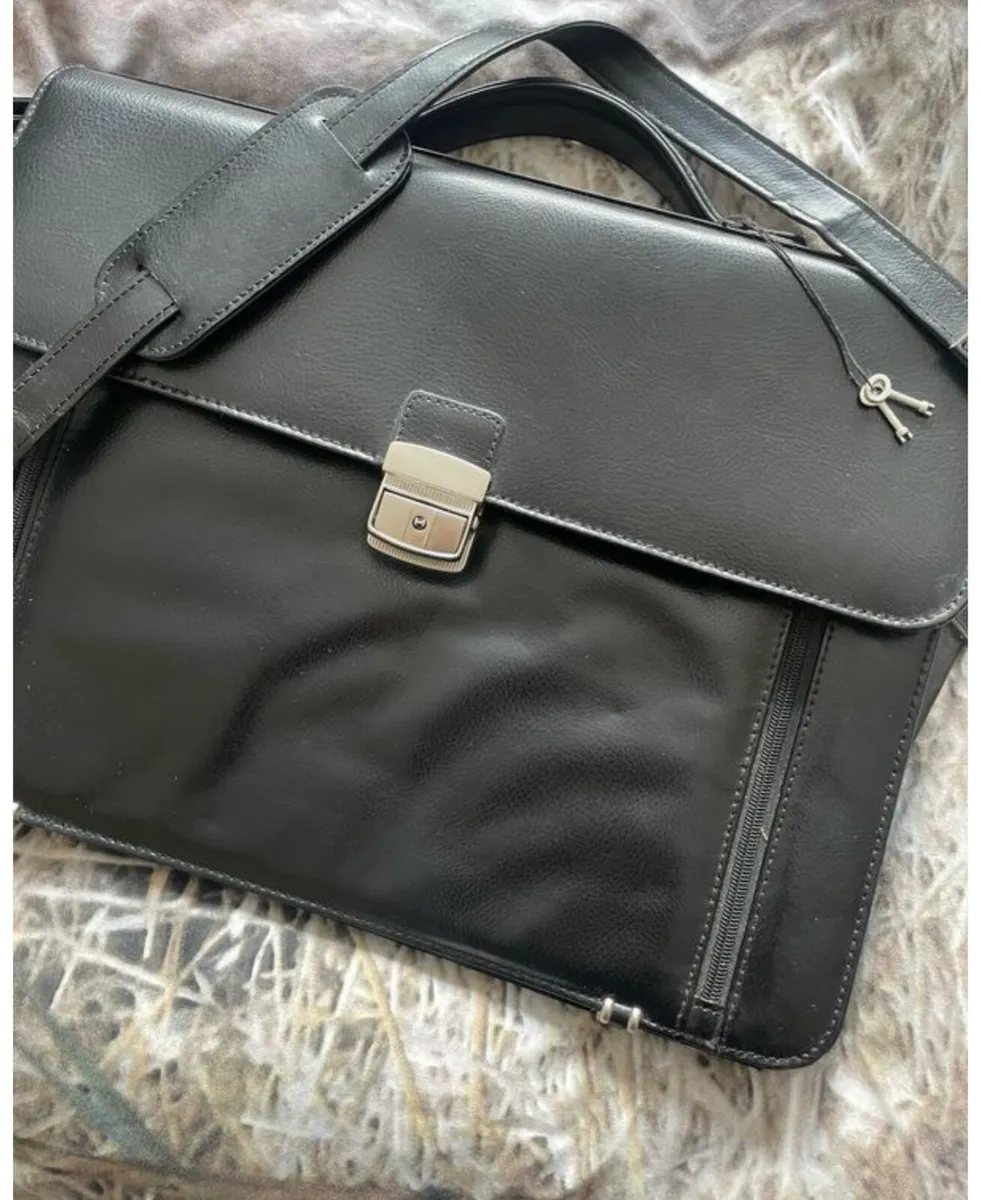 Real Leather Bag Briefcase - Image 1