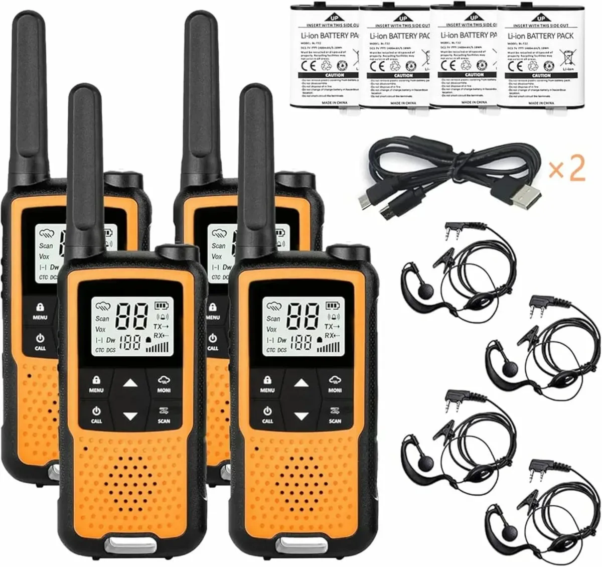 Walkie Talkies for Adults, Greaval PMR446 Recharge - Image 1