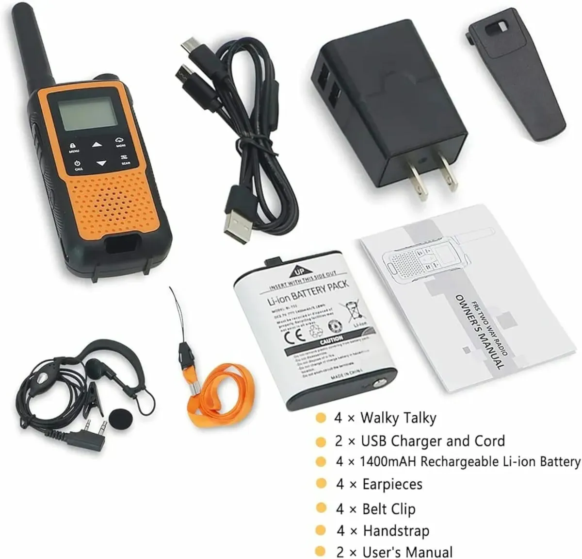 Walkie Talkies for Adults, Greaval PMR446 Recharge - Image 2