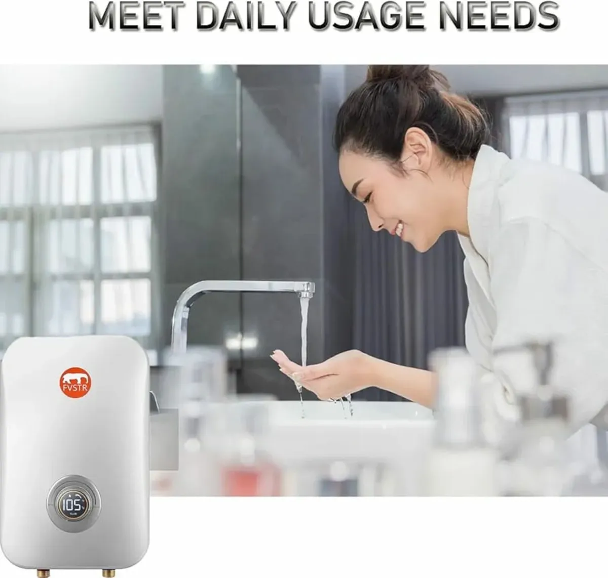 Electric Tankless Water Heater 220/240V, FVSTR Sma - Image 4