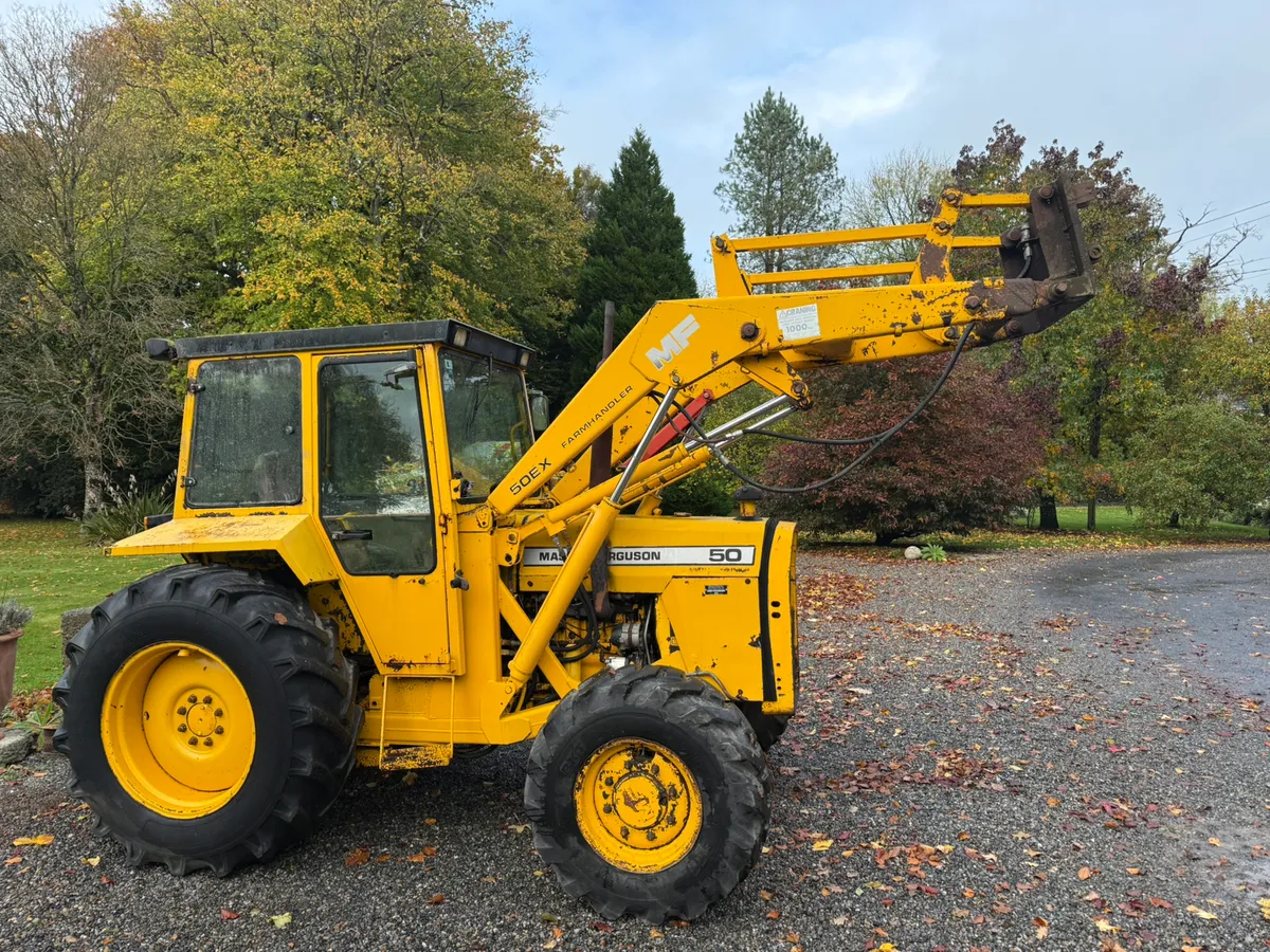 1988 Massey 50Ex 4wd Loader €10495 No Vat - Image 1