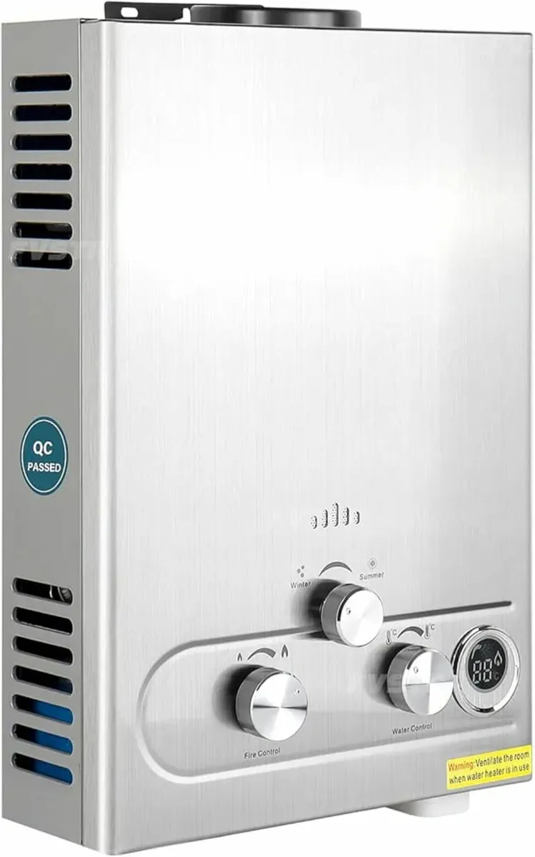 Outdoor Propane Water Heater with LED Display,Port - Image 1
